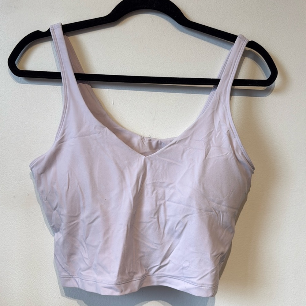 lululemon athletica Light Lavender Tank Top